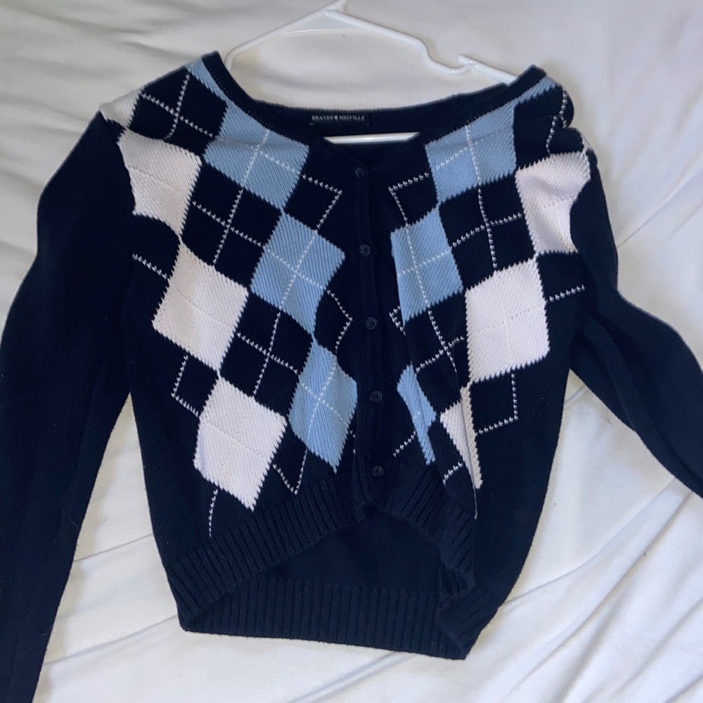 COPY - brandy melville argyle sweater